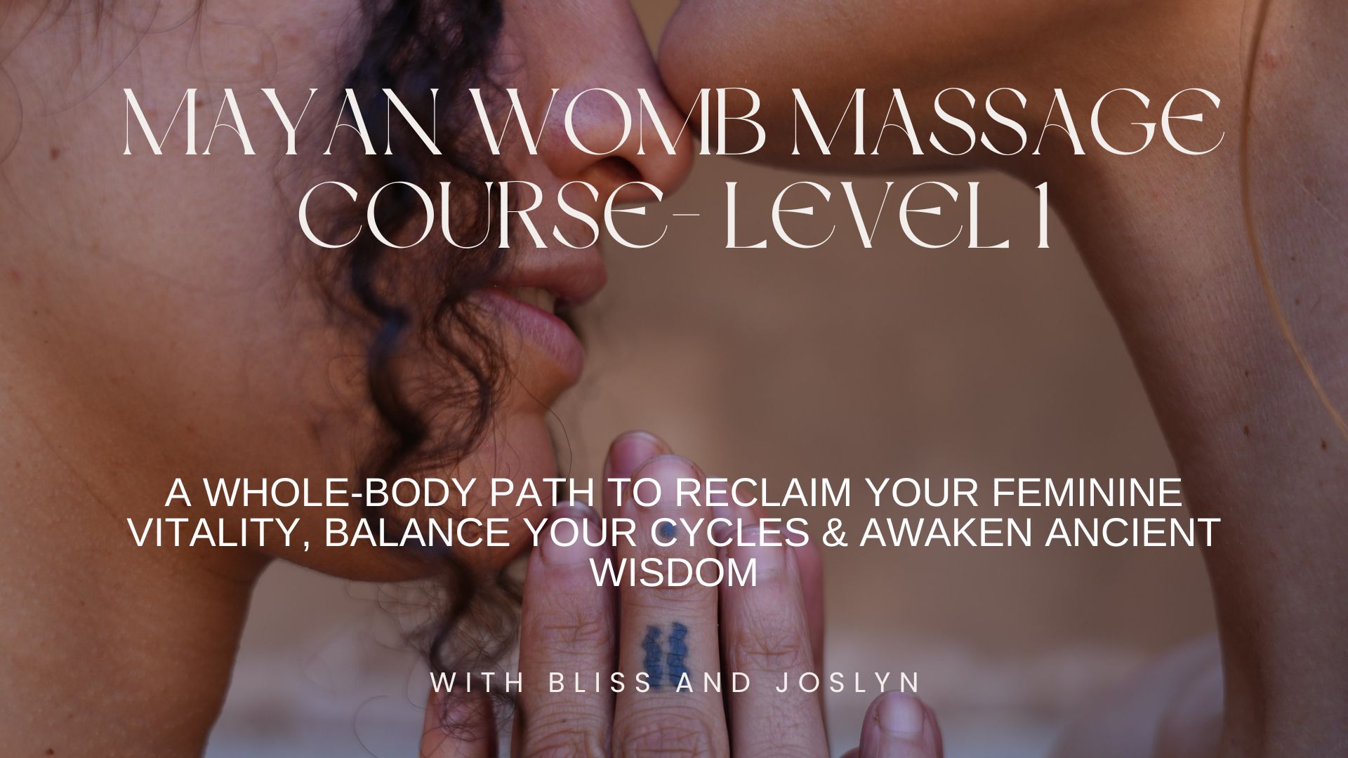 Awaken Your Womb course preview on desktop
