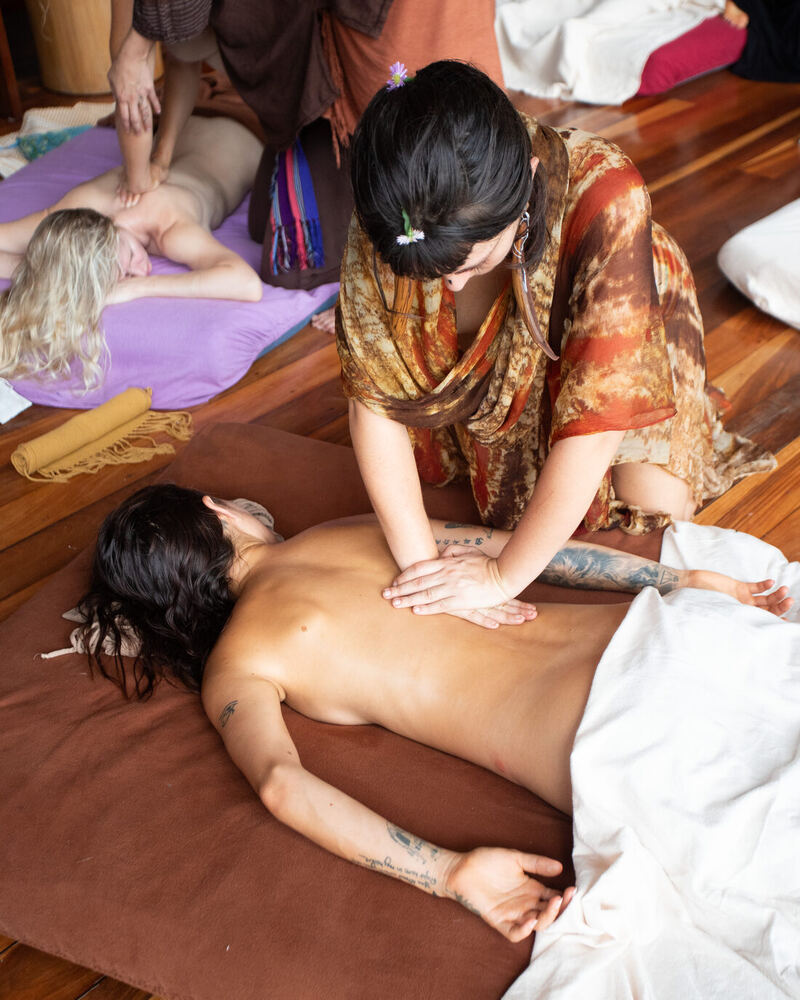Retreat memory: womb massage session